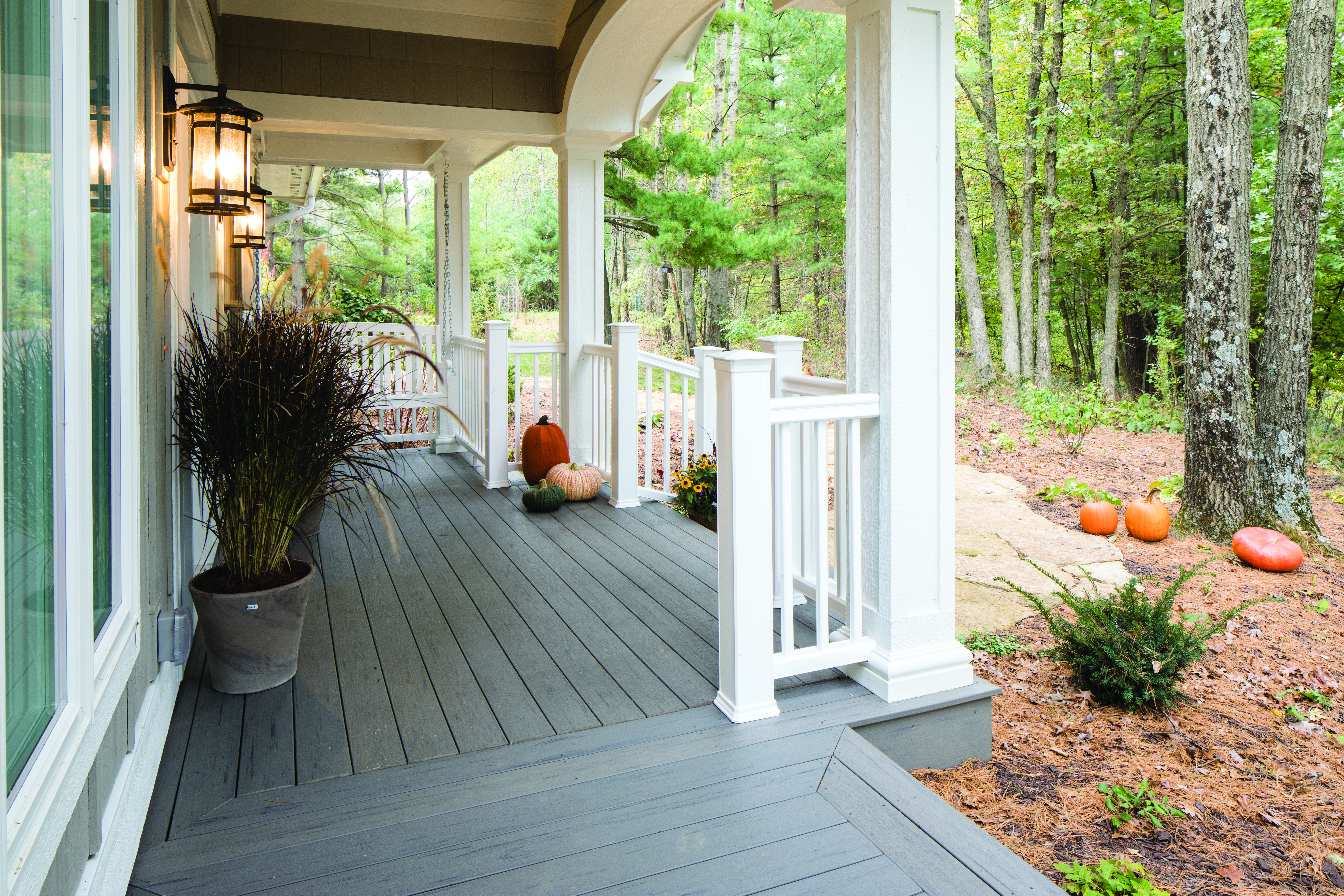 Silver Maple deck railing